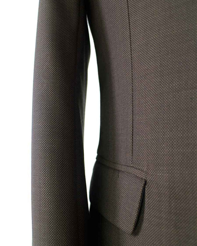 Traje sastre hombre | Traje 3 piezas | Marrón | Lana estambre | Ligero y transpirable