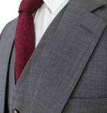 Costume sur mesure pour homme | Costume 3 pièces | Gris | Laine peignée | Léger et respirant