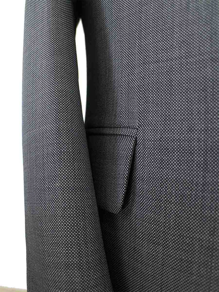 Men's tailored suit | 3-piece suit | Grey | worsted wool | Lightweight & breathable