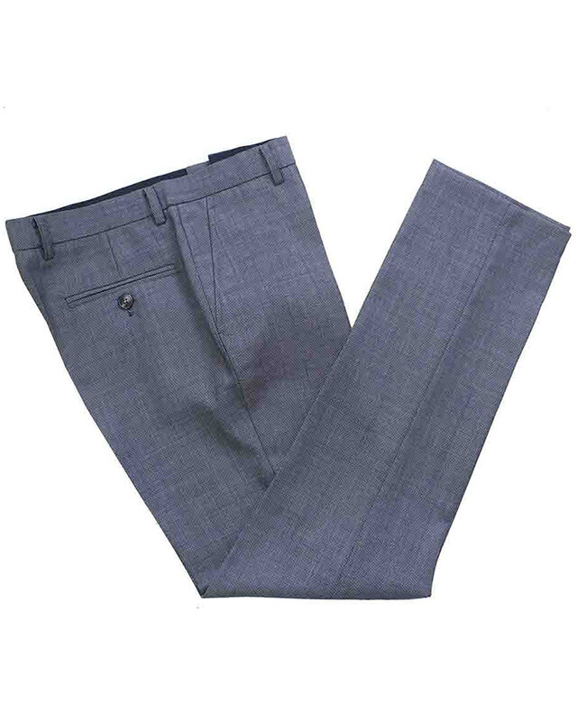 Men's tailored suit | 3-piece suit | Grey | worsted wool | Lightweight & breathable