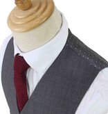 Costume sur mesure pour homme | Costume 3 pièces | Gris | Laine peignée | Léger et respirant