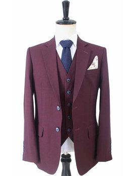 Traje Finn - Vino tinto Birdseye