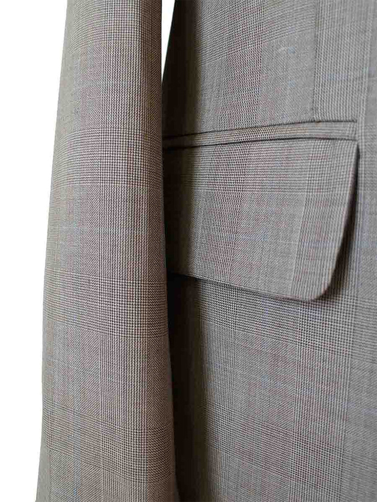 Traje sastre hombre | Traje 3 piezas | Marrón claro | Lana estambre | Ligero y transpirable
