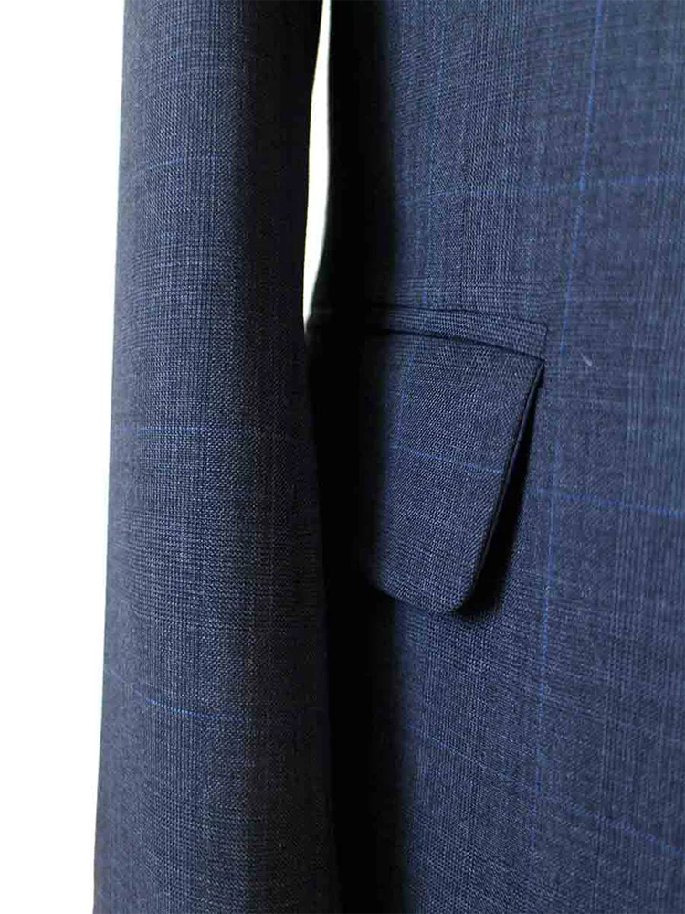 Costume sur mesure pour homme | Costume 3 pièces | Anthracite | Laine peignée | Léger et respirant