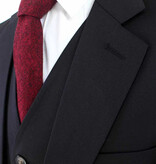 Men's tailored suit | 3-piece suit | Classic Black | worsted wool | Summer collection
