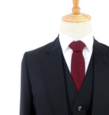 Men's tailored suit | 3-piece suit | Classic Black | worsted wool | Summer collection