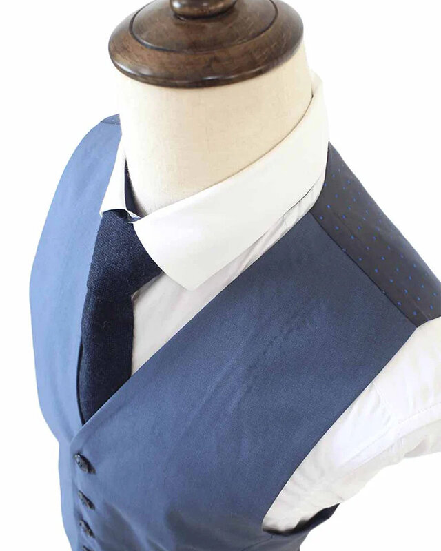 Costume sur mesure pour homme | Costume 3 pièces | Bleu Clair | Laine peignée | Léger et respirant