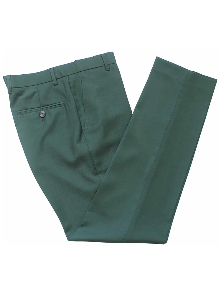 Costume sur mesure pour homme | Costume 3 pièces | Vert foncé | Laine peignée | Léger et respirant