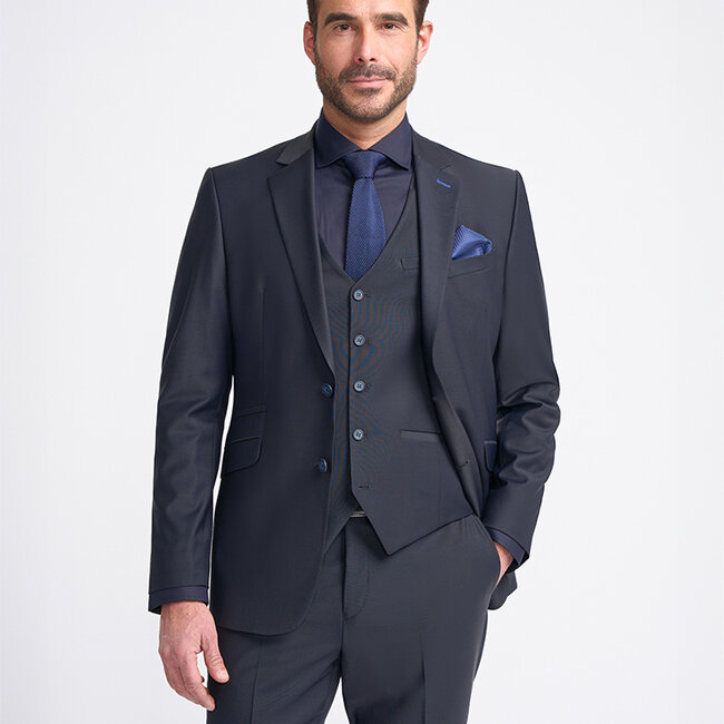 Cavani Mayfair Midnight | Traje para hombre | Traje de 3 piezas | Azul medianoche | Thomas Shelby