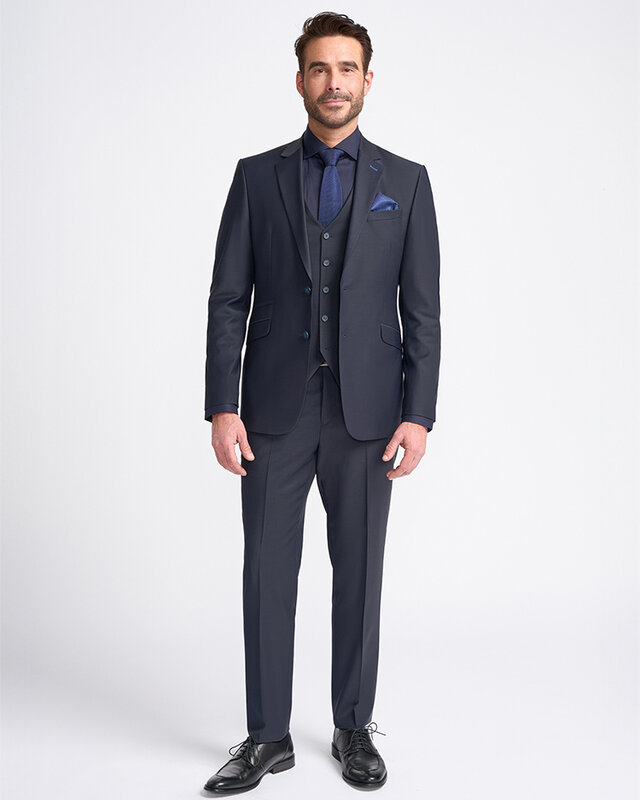 Cavani Mayfair Midnight | Heren pak | 3-delig | Middernachtblauw | Thomas Shelby