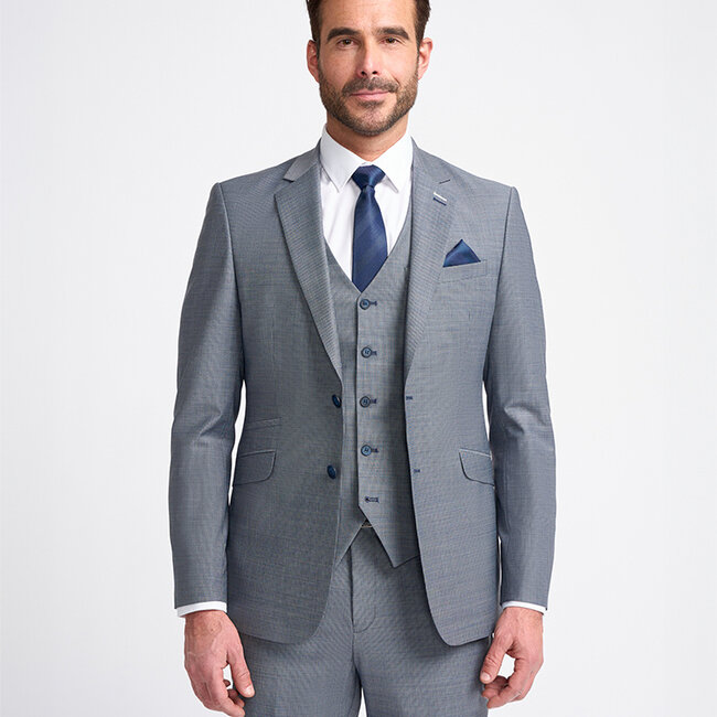 Cavani Mayfair PT | Heren pak | 3-delig | Grijs/Blauw | Thomas Shelby