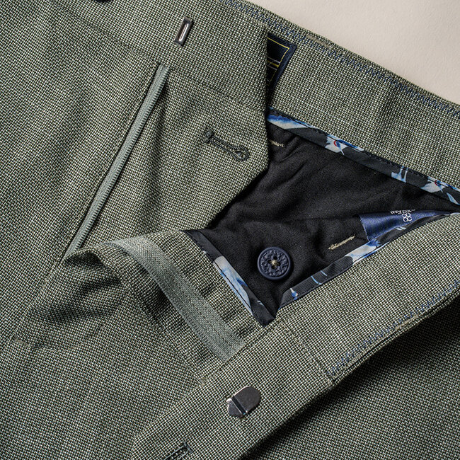 Cavani Limehouse Sage | Costume homme | costume 3 pièces | Salie verte | Aberama Gold
