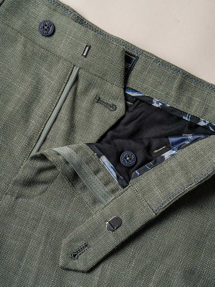 Cavani Limehouse Sage | Traje para hombre | Traje de 3 piezas | Salvia verde | Aberama Gold