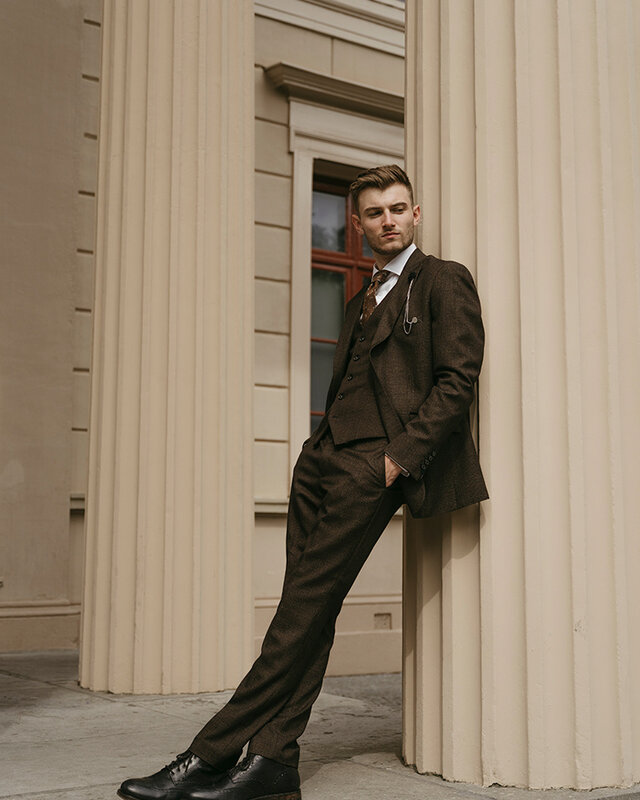 Cavani Caridi Brown | 3-piece suit | Brown | Thomas Shelby | Peaky Blinders