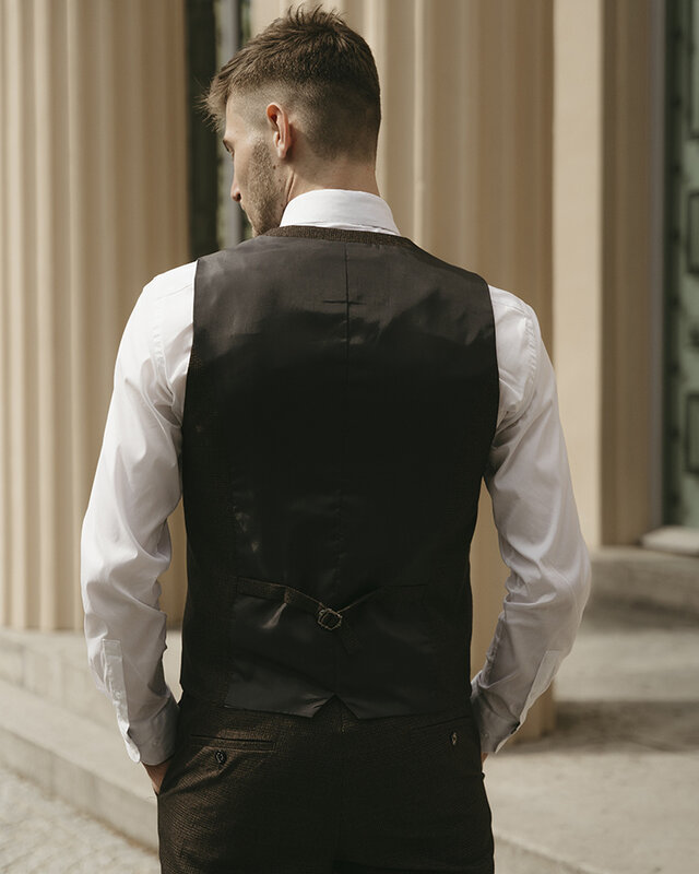 Cavani Caridi Brown | Traje de 3 piezas | Marrón | Thomas Shelby | Peaky Blinders