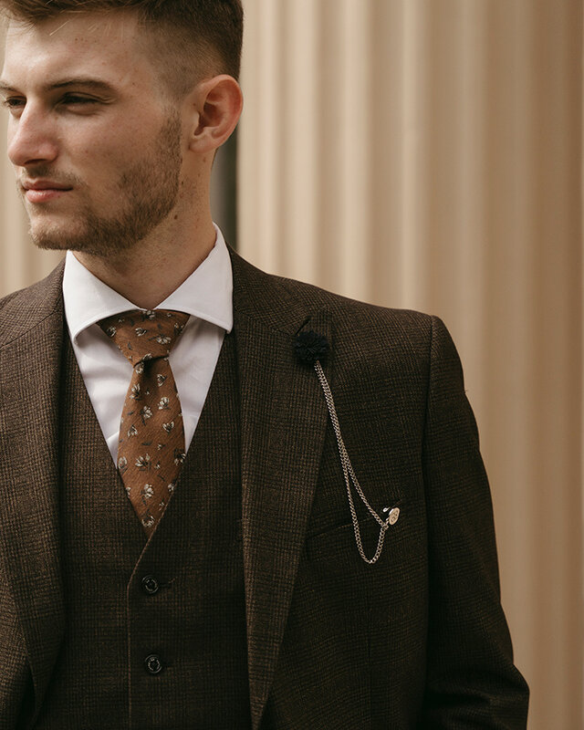 Cavani Caridi Brown | 3-piece suit | Brown | Thomas Shelby | Peaky Blinders