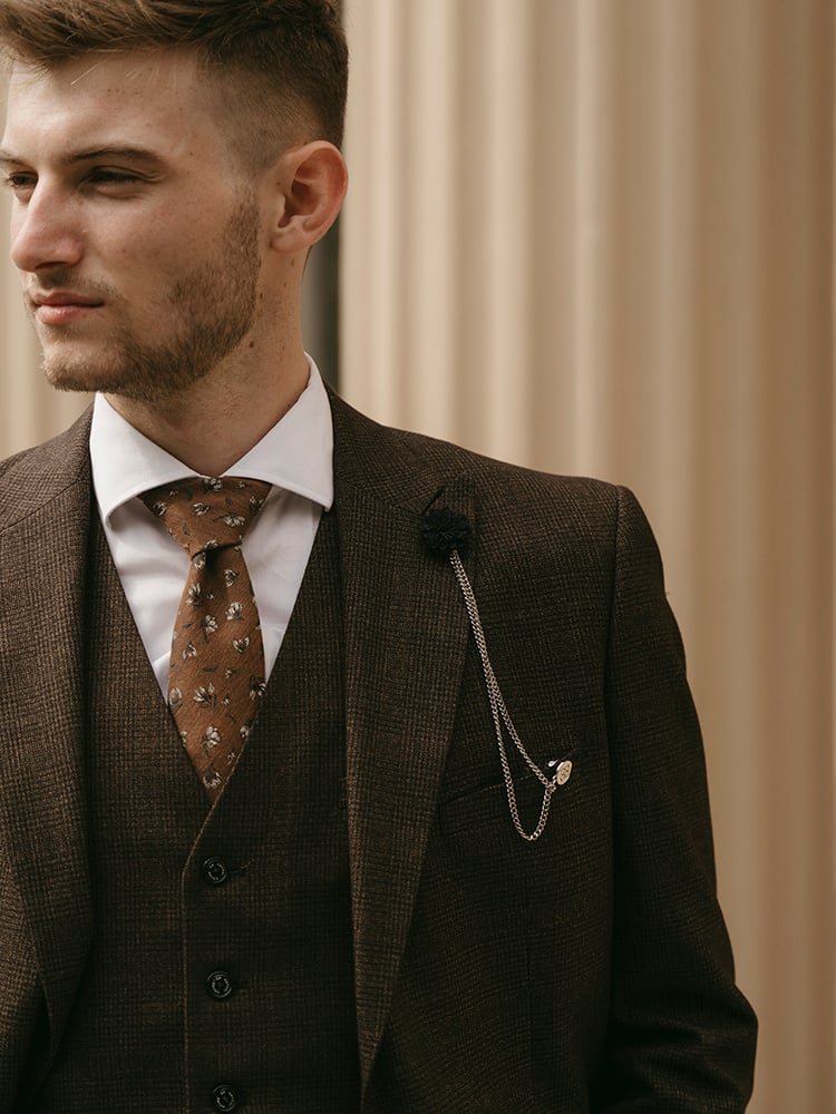 Cavani Graves Brown | 3-piece suit | Brown | Thomas Shelby | Peaky Blinders