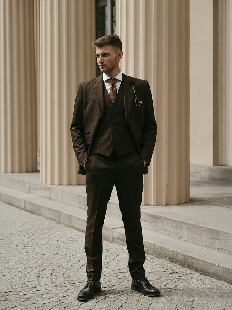 Cavani Graves Brown | 3-piece suit | Brown | Thomas Shelby | Peaky Blinders