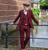 Costume sur mesure pour homme | costume 3 pièces | barleycorn rouge | Scudboat | Peaky Blinders