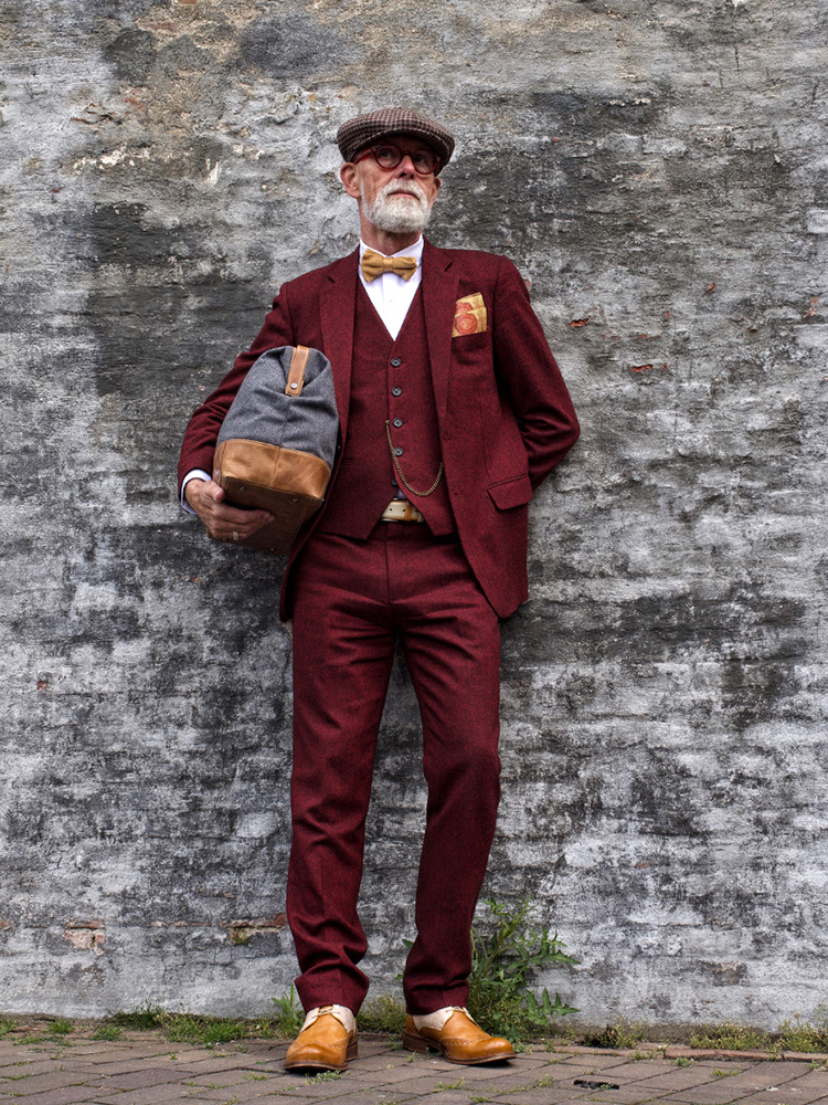 Maatpak Voor Heren | 3-delig Pak | Rood Barleycorn | Scudboat | Peaky Blinders | Peaky Blinders