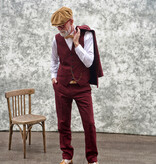 Costume sur mesure pour homme | costume 3 pièces | barleycorn rouge | Scudboat | Peaky Blinders