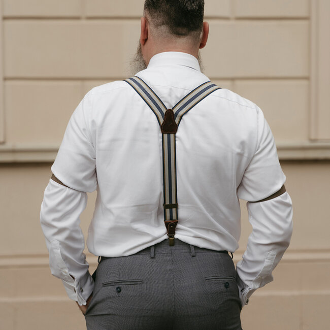 Cavani Mayfair PT | Costume homme | costume 3 pièces | Gris/Bleu | Thomas Shelby