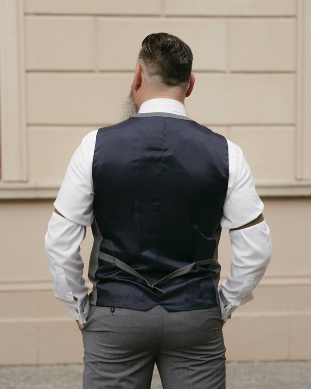 Cavani Mayfair PT | Suit for men | 3-piece suit | Grey/Blue | Thomas Shelby