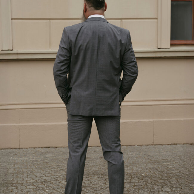 Cavani Mayfair PT | Costume homme | costume 3 pièces | Gris/Bleu | Thomas Shelby