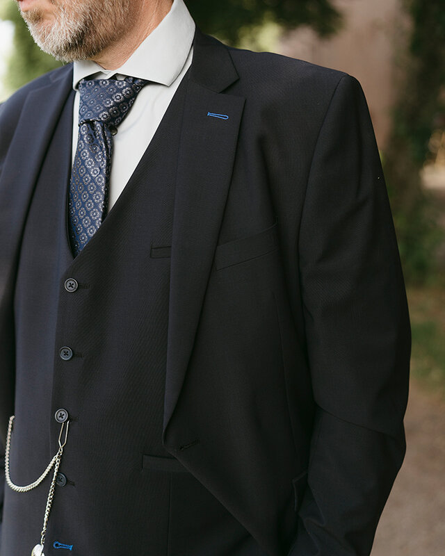 Cavani Mayfair Midnight | Heren pak | 3-delig | Middernachtblauw | Thomas Shelby