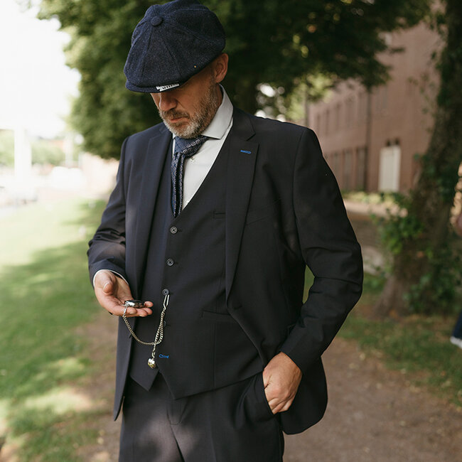 Cavani Mayfair Midnight | Costume homme | costume 3 pièces | Bleu nuit | Thomas Shelby