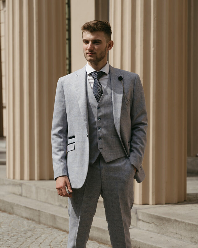 Cavani Caridi Sky Blue | 3-piece ready-to-wear suit | Sky Blue | Johnny Dogs | Peaky Blinders