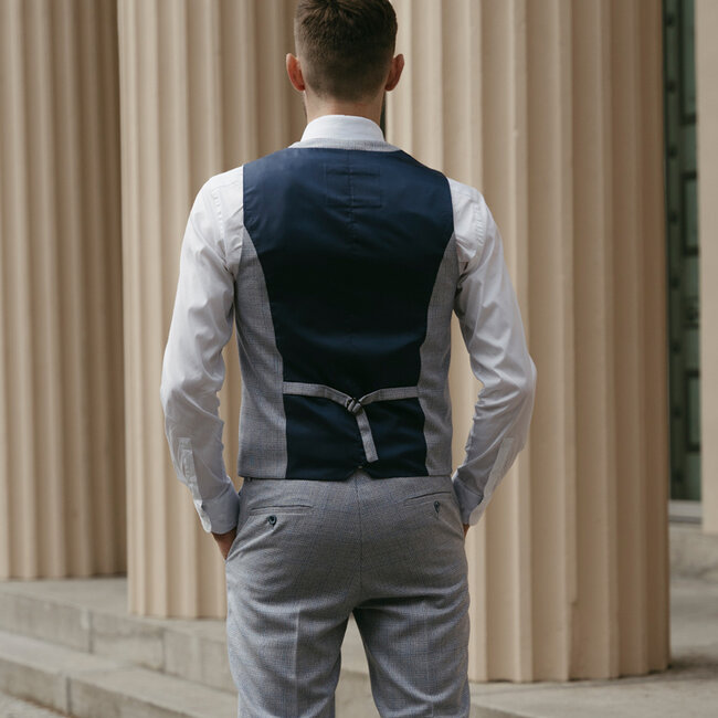 Cavani Graves Sky Blue | Traje de 3 piezas | Azul cielo | Johnny Dogs | Peaky Blinders