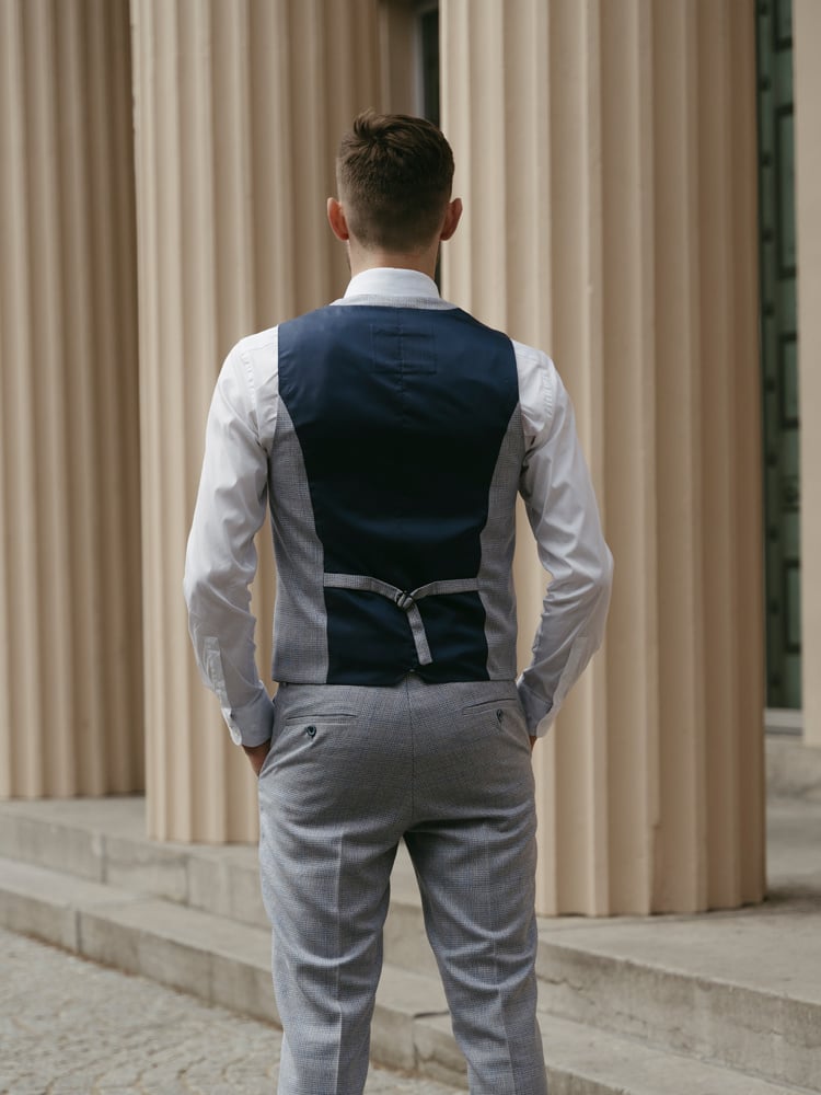 Cavani Caridi Sky Blue | 3-piece suit | Sky Blue | Prince-of-Wales | Peaky Blinders