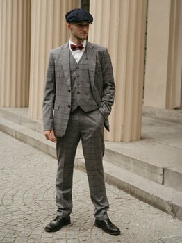 Michael Suit – Classic Grey Windowpane