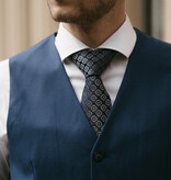 Costume sur mesure pour homme | Costume 3 pièces | Bleu Marine | Laine peignée | Léger et respirant