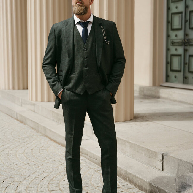Cavani Graves Green | costume 3 pièces | Vert | Prince-of-Wales | Peaky Blinders