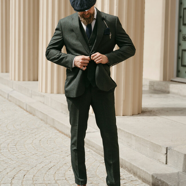 Cavani Graves Green | costume 3 pièces | Vert | Prince-of-Wales | Peaky Blinders