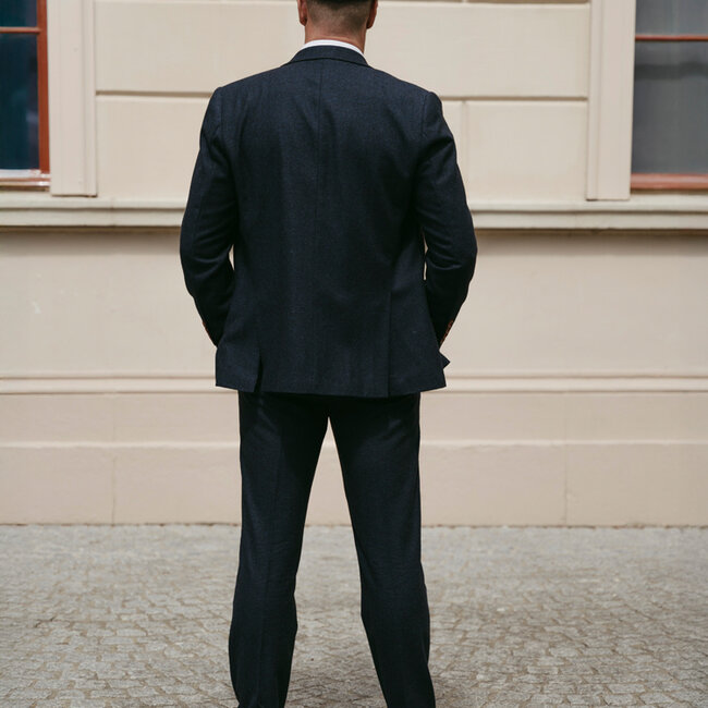 Maatpak voor heren | 3-delig pak | marineblauw Barleycorn | Finn Shelby | Peaky Blinders