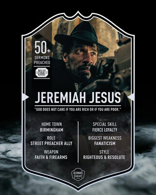 Jeremiah Jesus | Ultimate Card | Plexiglas Board | Peaky Blinders
