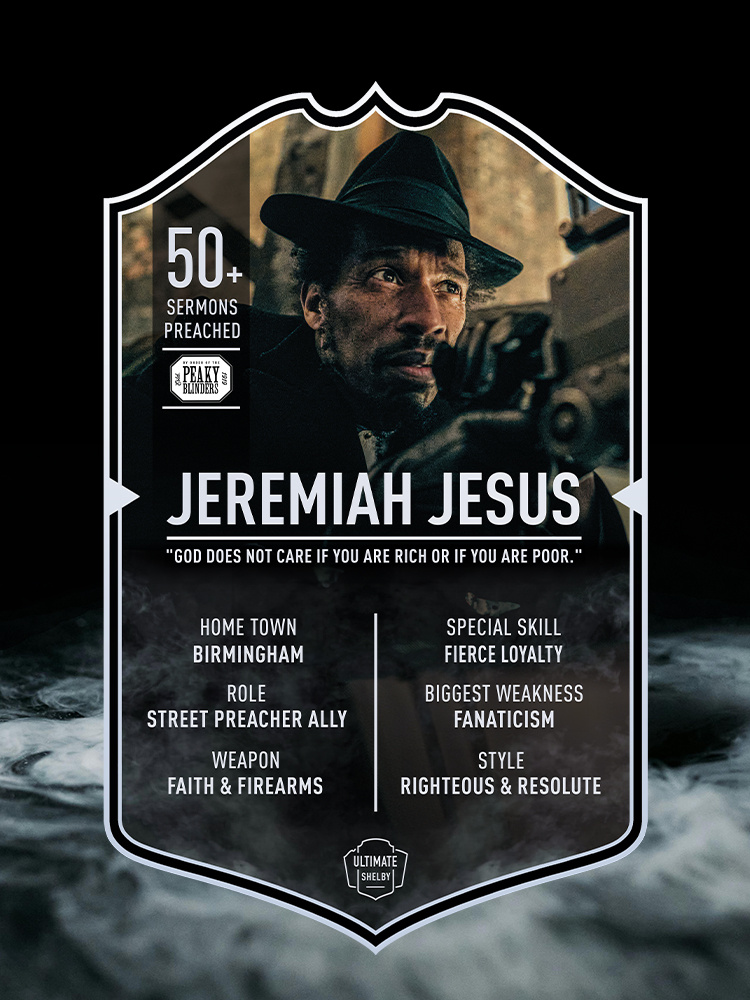 Jeremiah Jesus | Ultimate Card | Plexiglas Board | Peaky Blinders