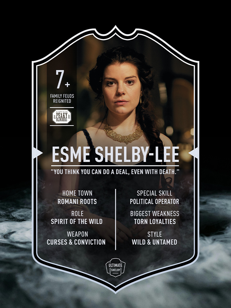 Esme Shelby | Ultimate Card | Plexiglas Board | Peaky Blinders