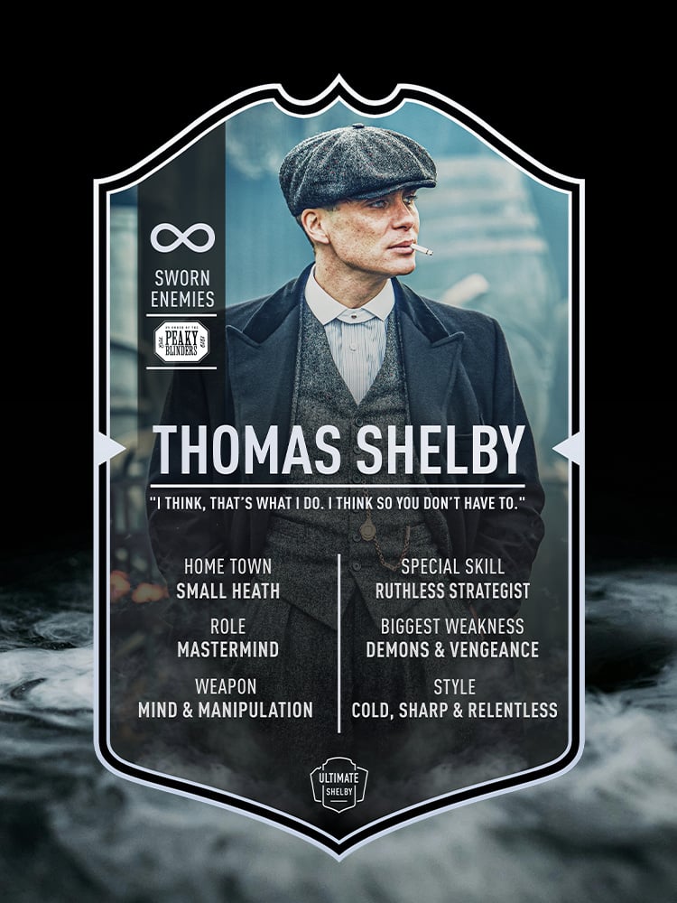 Thomas Shelby | Ultimate Card | Acrylic Board | Peaky Blinders