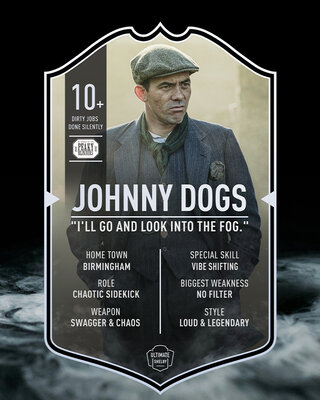 Johnny Dogs | Ultimate Card | Plexiglas Bord | Peaky Blinders