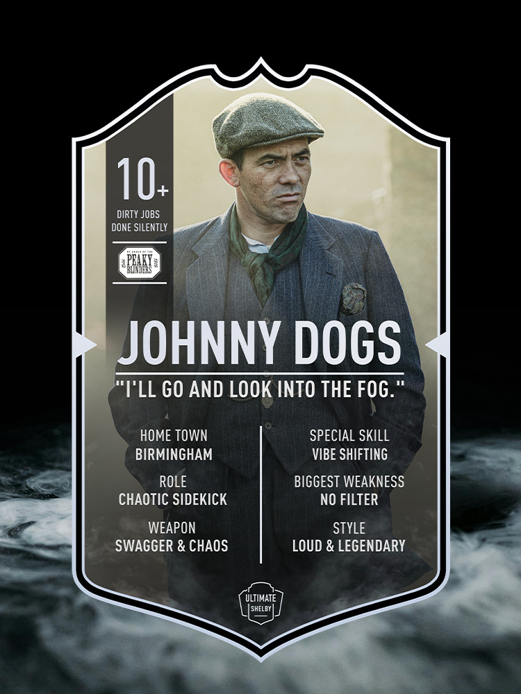 Johnny Dogs | Ultimate Card | Plexiglas Bord | Peaky Blinders