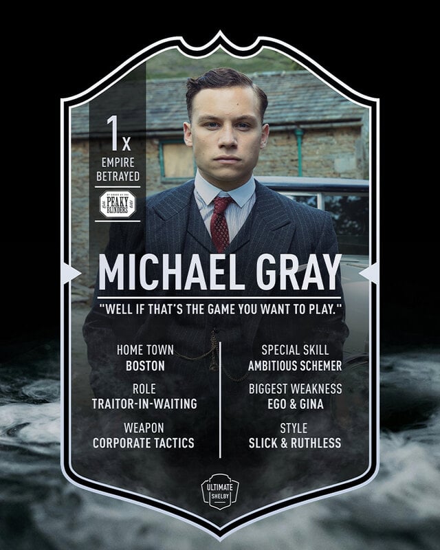 Michael Gray | Ultimate Card | Plexiglas Board | Peaky Blinders