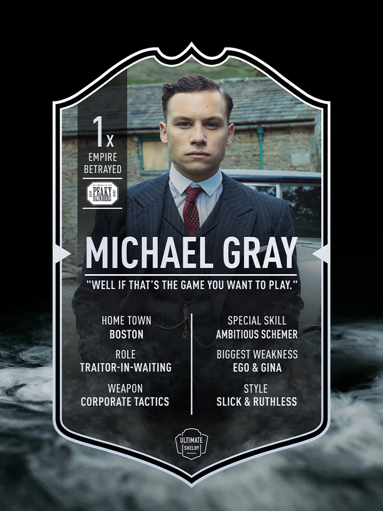 Michael Gray | Ultimate Card | Plexiglas Board | Peaky Blinders