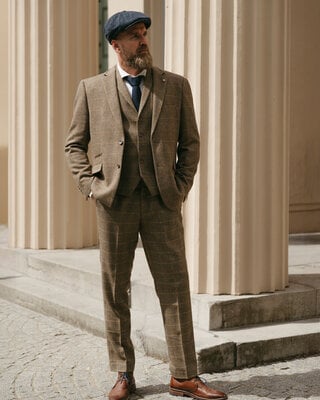 Cavani Albert Suit Brown