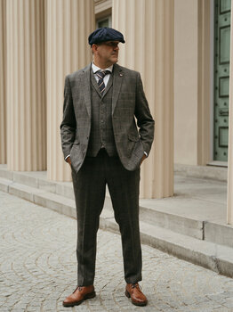 Cavani Peaky Blinders Albert costume Gris - Costume prêt-à-porter