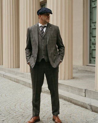 Cavani Peaky Blinders Albert Anzug Grau - Konfektionsanzug