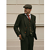 Men's tailored suit | 3-piece suit | green herringbone | thomas shelby | peaky blinders